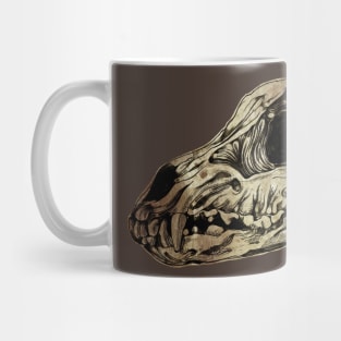 Wolf Skull Mug